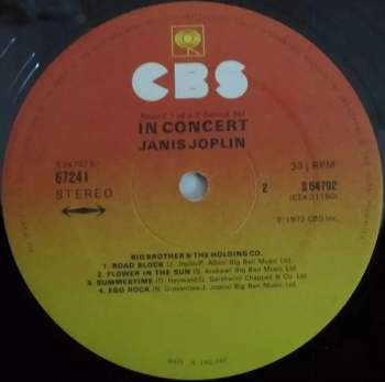 Janis Joplin: Joplin In Concert