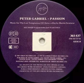 Peter Gabriel: Passion