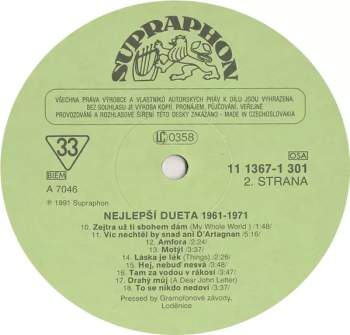 Various: Nejlepší Dueta 1961-1971