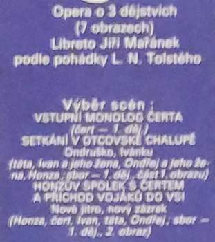 Otakar Ostrčil: Honzovo Království (Scény Z Opery)