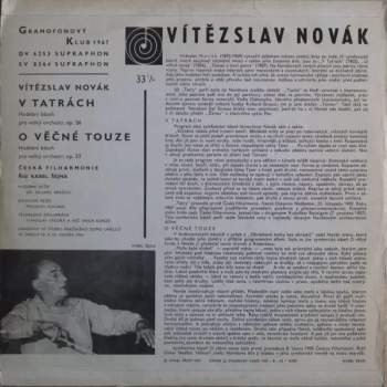 Vítězslav Novák: V Tatrách / O Věčné Touze