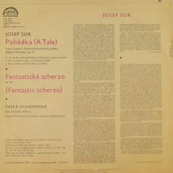 The Czech Philharmonic Orchestra: Orchestrální Skladby - Pohádka = A Tale (Radúz And Mahulena) / Fantastické Scherzo = Fantastic Scherzo