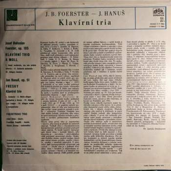Josef Bohuslav Foerster: Klavírní Tria