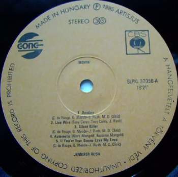 Jennifer Rush: Movin'