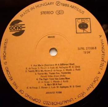 Jennifer Rush: Movin'