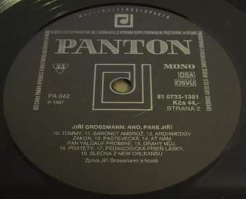 Jiří Grossmann: Ano, Pane Jiří