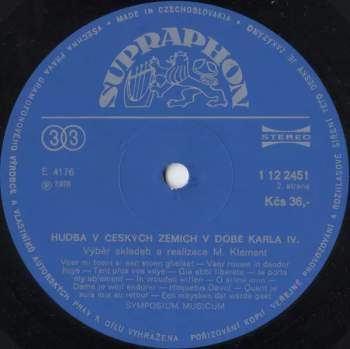 Prague Madrigal Singers: Hudba V Českých Zemích V Době Karla IV.