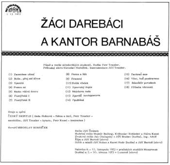 Miroslav Horníček: Žáci Darebáci A Kantor Barnabáš, "Písně Žáků Darekáků"