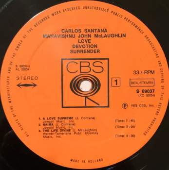 John McLaughlin: Love Devotion Surrender
