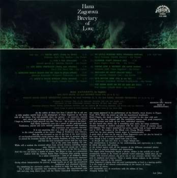 Hana Zagorová: Breviary Of Love