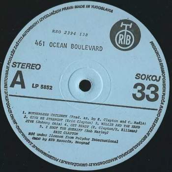 Eric Clapton: 461 Ocean Boulevard