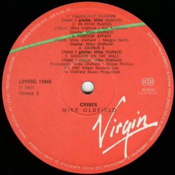 Mike Oldfield: Crises