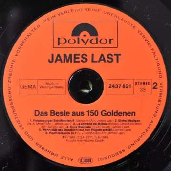 James Last: Das Beste Aus 150 Goldenen