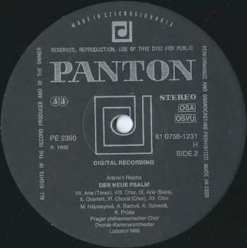 Anton Reicha: Der Neue Psalm