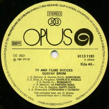 Gustav Brom: TV And Film Success
