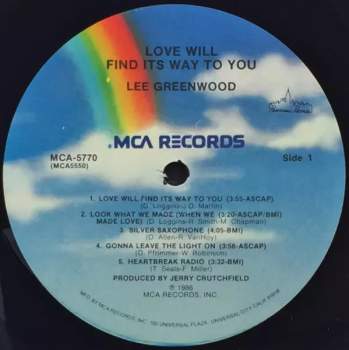 Lee Greenwood: Love Will Find Its Way To You
