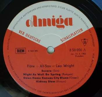 Leo Wright Combo: Flöte + Alt-Sax