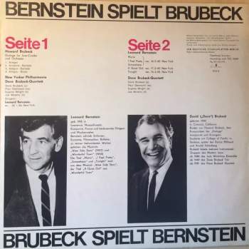 The Dave Brubeck Quartet: Bernstein Spielt Brubeck Brubeck Spielt Bernstein