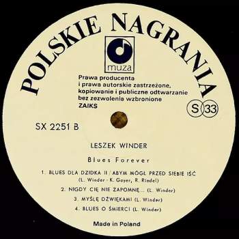 Leszek Winder: Blues Forever