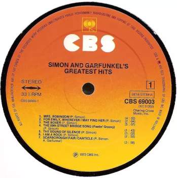 Simon & Garfunkel: Simon And Garfunkel's Greatest Hits