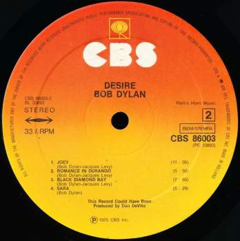 Bob Dylan: Desire