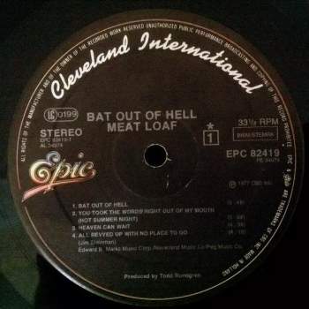 Meat Loaf: Bat Out Of Hell