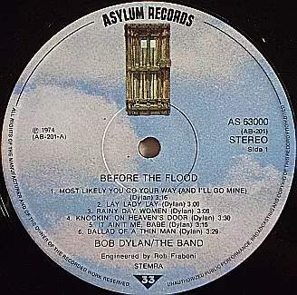 Bob Dylan: Before The Flood