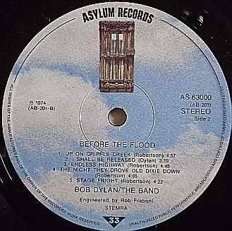 Bob Dylan: Before The Flood
