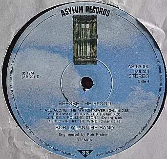 Bob Dylan: Before The Flood