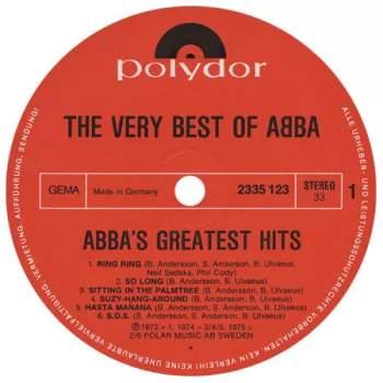 ABBA: The Very Best Of ABBA (ABBA's Greatest Hits)