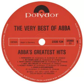 ABBA: The Very Best Of ABBA (ABBA's Greatest Hits)