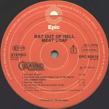 Meat Loaf: Bat Out Of Hell