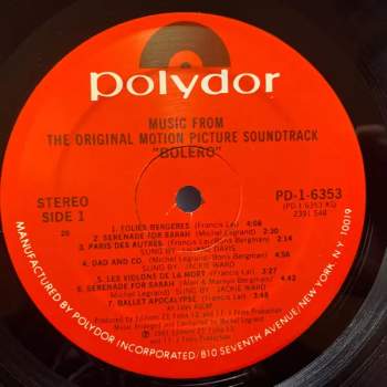 Francis Lai: Bolero (Original Motion Picture Soundtrack)