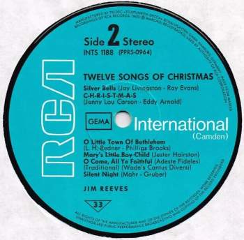 Jim Reeves: Twelve Songs Of Christmas