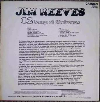 Jim Reeves: 12 Songs Of Christmas