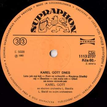 Karel Gott: Karel Gott Dnes