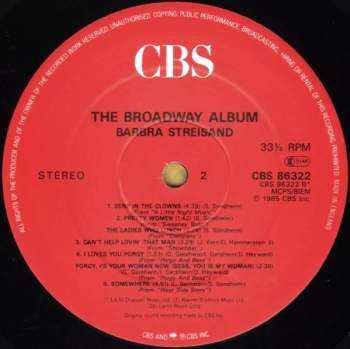 Barbra Streisand: The Broadway Album