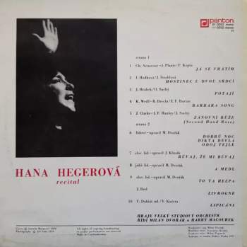 Hana Hegerová: Recital