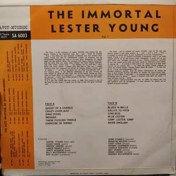 Lester Young: The Immortal Lester Young