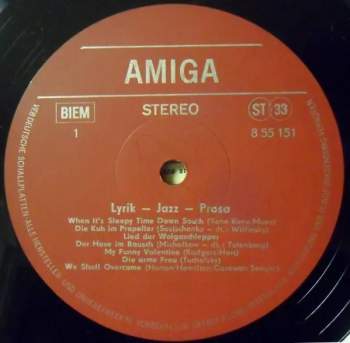 Various: Lyrik - Jazz - Prosa