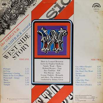 Leonard Bernstein: West Side Story (The Original Soundtrack Record)