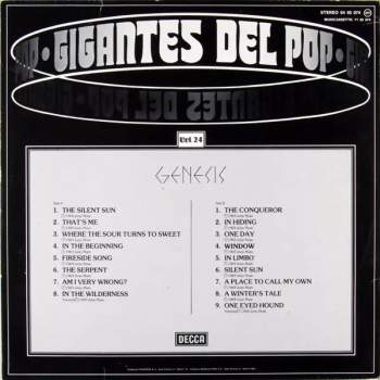 Genesis: Gigantes Del Pop Vol. 24