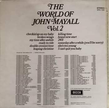John Mayall: The World Of John Mayall Vol.2