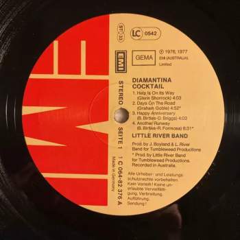 Little River Band: Diamantina Cocktail