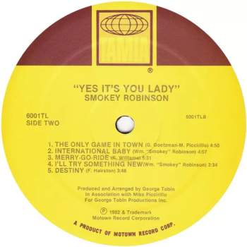 Smokey Robinson: Yes It's You Lady