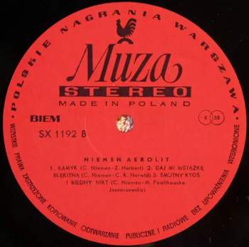 Czesław Niemen: Niemen Aerolit