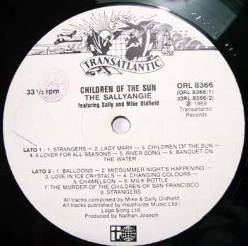 The Sallyangie: Children Of The Sun