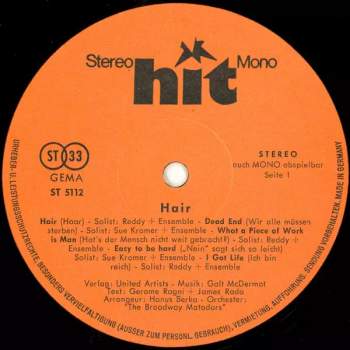 The Matadors: Hair