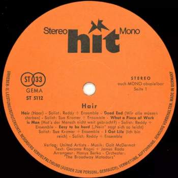 The Matadors: Hair