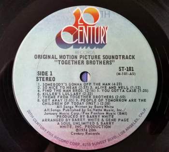 Barry White: Together Brothers (Original Motion Picture Soundtrack)